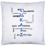MOTIVAČNÝ VANKÚŠ S MENOM ŁUKASZ, ŁUKASZA MOTIVAČNÝ VANKÚŠ S MENOM ŁUKASZ, ŁUKASZA