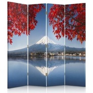 Obojstranná obrazovka, Fuji a červené listy - 145x