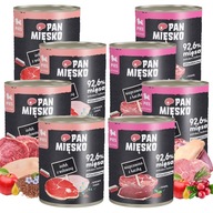 PAN MEAT Krmivo pre šteňatá Mix príchutí 8x800g PAN MEAT Krmivo pre šteňatá Mix príchutí 8x800g