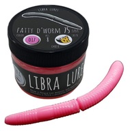Libra Lures Fatty D'Worm 017 Bubble Gum 7,5 cm Ser Libra Lures Fatty D'Worm 017 Bubble Gum 7,5 cm Ser