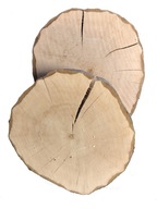 Plátky dreva NATURAL GRAB, kotúče 10-15 cm