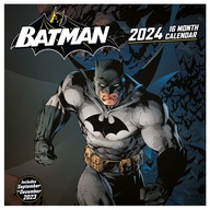 Nástenný kalendár 2024 Batman DC Comics Oficiálne vydanie 30x30 cm