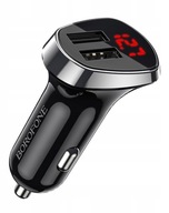 BOROFÓNOVÁ nabíjačka BZ15 2,4A 2 x USB displej BOROFÓNOVÁ nabíjačka BZ15 2,4A 2 x USB displej