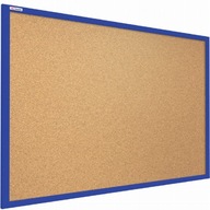Námornícka modrá drevená korková tabuľa 90x60 + špendlíky Námornícka modrá drevená korková tabuľa 90x60 + špendlíky