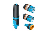 Rovný zavlažovač na kohútik 3/4" redukcia 1/2" 2x TEGER rýchlospojka Rovný zavlažovač na kohútik 3/4" redukcia 1/2" 2x TEGER rýchlospojka