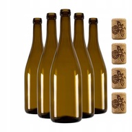15 ks FĽAŠE BURGUNDSKÉHO VÍNA 750 ML s KORKMI 15 ks FĽAŠE BURGUNDSKÉHO VÍNA 750 ML s KORKMI