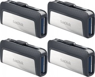 Disk SanDisk 256 GB Ultra Dual USB Type-C x 4