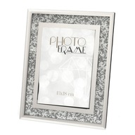RÁM ZRKADLA S KAMIENKAMI NA FOTO 13x18cm SILVER GLAMOUR RÁM ZRKADLA S KAMIENKAMI NA FOTO 13x18cm SILVER GLAMOUR