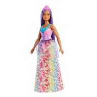 Barbie princezná fialové vlasy HGR17 Barbie princezná fialové vlasy HGR17