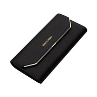 ELEGANTNÁ DÁMSKA PEŇAŽENKA, PRÍRODNÁ KOŽA, VEĽKÁ KAPACITA NA DARČEK, ČIERNA ELEGANTNÁ DÁMSKA PEŇAŽENKA, PRÍRODNÁ KOŽA, VEĽKÁ KAPACITA NA DARČEK, ČIERNA