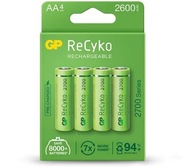 Batérie AA GP RECYKO R06 2600 mAh - 4 ks Batérie AA GP RECYKO R06 2600 mAh - 4 ks