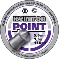 KVINTOR POINT SHOT 5,5 mm 150 ks 1,5 g. KVINTOR POINT SHOT 5,5 mm 150 ks 1,5 g.