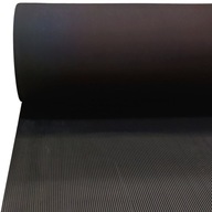 Gumová rohož, drážkovaná podlahová krytina, 3mm - 1m2