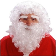 Parochňa SANTA CLAUS biele VLASY Štedrý večer Parochňa SANTA CLAUS biele VLASY Štedrý večer