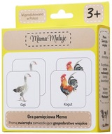 Memo Game Vidiecke zvieratá MAM PAINTS Memo Game Vidiecke zvieratá MAM PAINTS