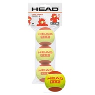 Juniorské tenisové loptičky Head T.I.P červená (3 ks)