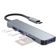 USB-C 5v1 HUB 3xUSB 3.0 2.0 SD Micro SD adaptér