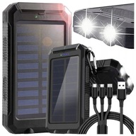 PANCIEROVÁ SOLAR POWERBANK 20000 mAh 2xUSB + KÁBEL