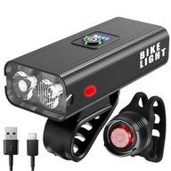 BIKE SVETLÁ USB SET PREDNÁ ZADNÁ POWERBANKA BIKE SVETLÁ USB SET PREDNÁ ZADNÁ POWERBANKA