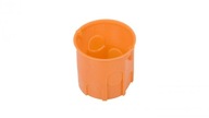 Krabička pod omietku 60mm tmavooranžová Z60DF Krabička pod omietku 60mm tmavooranžová Z60DF