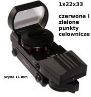 COLLIMOR otvorená 1x22x33 11mm VZDUCHOVÁ ZBRAŇ laserová g/r