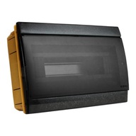 12-modulová rozvodná doska pod omietku. IP40 čierna 1039 12-modulová rozvodná doska pod omietku. IP40 čierna 1039