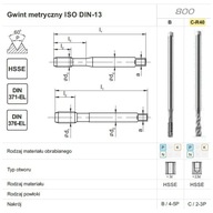 KOHÚTNÍK M16 DIN-376C R40 EL (6H) HSSE 800 FANAR