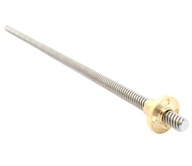 Trapézová skrutka T8 8mm - 500mm + bronzová matica Trapézová skrutka T8 8mm - 500mm + bronzová matica