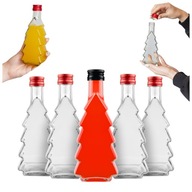 20x sklenené fľaše VIANOČNÝ STROMČEK 250 ml na likér, tinktúry, víno, vianočný darček 20x sklenené fľaše VIANOČNÝ STROMČEK 250 ml na likér, tinktúry, víno, vianočný darček
