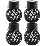 4x lampáš solárne závesné LED ohnisko 4x lampáš solárne závesné LED ohnisko
