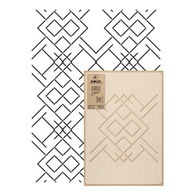 Šablóna na maľovanie OPAKOVATEĽNÁ Opakovane použiteľná TAPETA 59 x 95 cm Geometrické ČIARY Šablóna na maľovanie OPAKOVATEĽNÁ Opakovane použiteľná TAPETA 59 x 95 cm Geometrické ČIARY