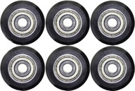 SET 6x V-DRÁŽKA VODIACA VALECKA VOZÍKU, VEĽKÁ 24mm SET 6x V-DRÁŽKA VODIACA VALECKA VOZÍKU, VEĽKÁ 24mm