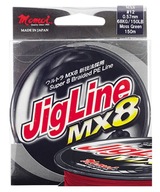 Momoi JigLine MX8 0,16 11kg červená pletená šnúra