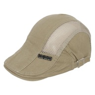 K221B Beige Pánska bavlnená plochá šiltovka K221B Beige Pánska bavlnená plochá šiltovka