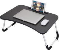 Drevený skladací stôl, stojan na tablet na notebook