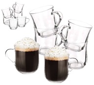 SET Poháre na kávu 330ml Sklenené hrnčeky 12 ks SET Poháre na kávu 330ml Sklenené hrnčeky 12 ks