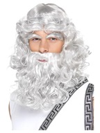 Parochňa Zeus Poseidon Parochňa Sivé vlasy Parochňa Zeus Poseidon Parochňa Sivé vlasy