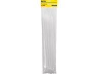 KLIPOVACIE VIAZAČKY 7,2 X 500 MM BIELA, NYLON 100 KS