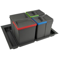 Kôš na triedenie odpadu 70 1x15L, 2x7L EMUCA Kôš na triedenie odpadu 70 1x15L, 2x7L EMUCA