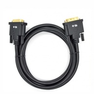 TB DVI M-M 24 + 1 kábel 1,8 m Čierny, Pozlátený