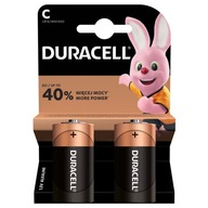 Duracell alkalické batérie typu C 2 kusy