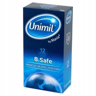UNIMIL B.Safe kondómy hrubšie 12 ks
