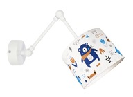 NÁSTENNÁ LAMPA NA KĹBY NÁSTENNÁ LAMPA TEDDY BLUE led