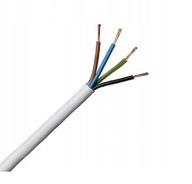 Elektrický drôt typu OWY 4 x 1,5 mm2