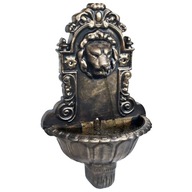 Nástenná fontána s bronzovou hlavou leva