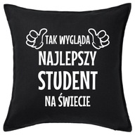 Vankúš BEST STUDENT darček 50x50 Vankúš BEST STUDENT darček 50x50