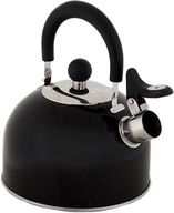 Oceľová píšťalková kanvica 1,5L, GAS indukcia, čierna Oceľová píšťalková kanvica 1,5L, GAS indukcia, čierna
