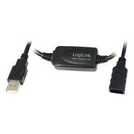 Kábel LogiLink USB 2.0 s aktívnym zosilňovačom signálu