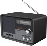 RÁDIO DREVENÉ RETRO NOVEEN USB BLUETOOTH BATÉRIA