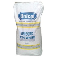 Tavné lepidlo UNIBORD 674 biele - 25kg Unicol